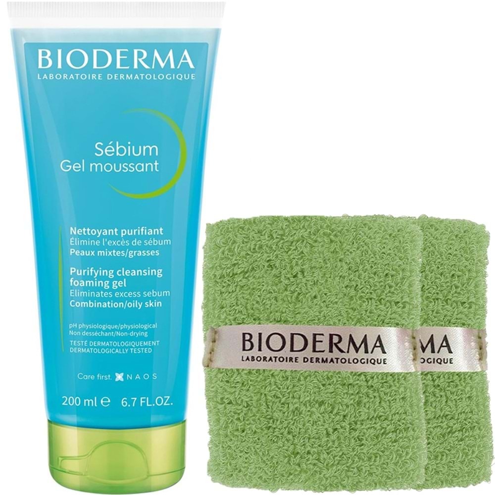 Bioderma Sebium Gel 200 mL + Bilek Havlusu Hediyeli 