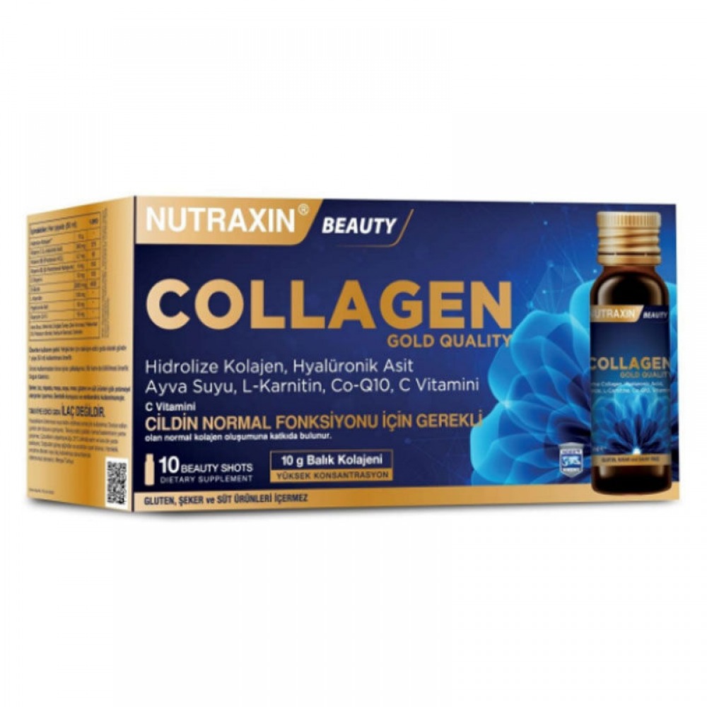 Nutraxin Beauty Gold Kollajen 10 x 50 ml 