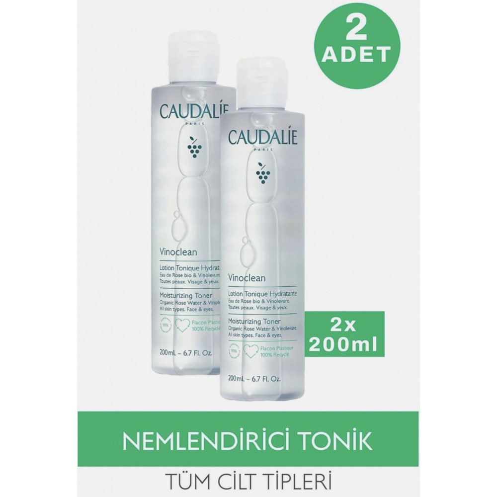 Caudalie Vinoclean Nemlendirici Tonik 200 ML 2 Li Paket