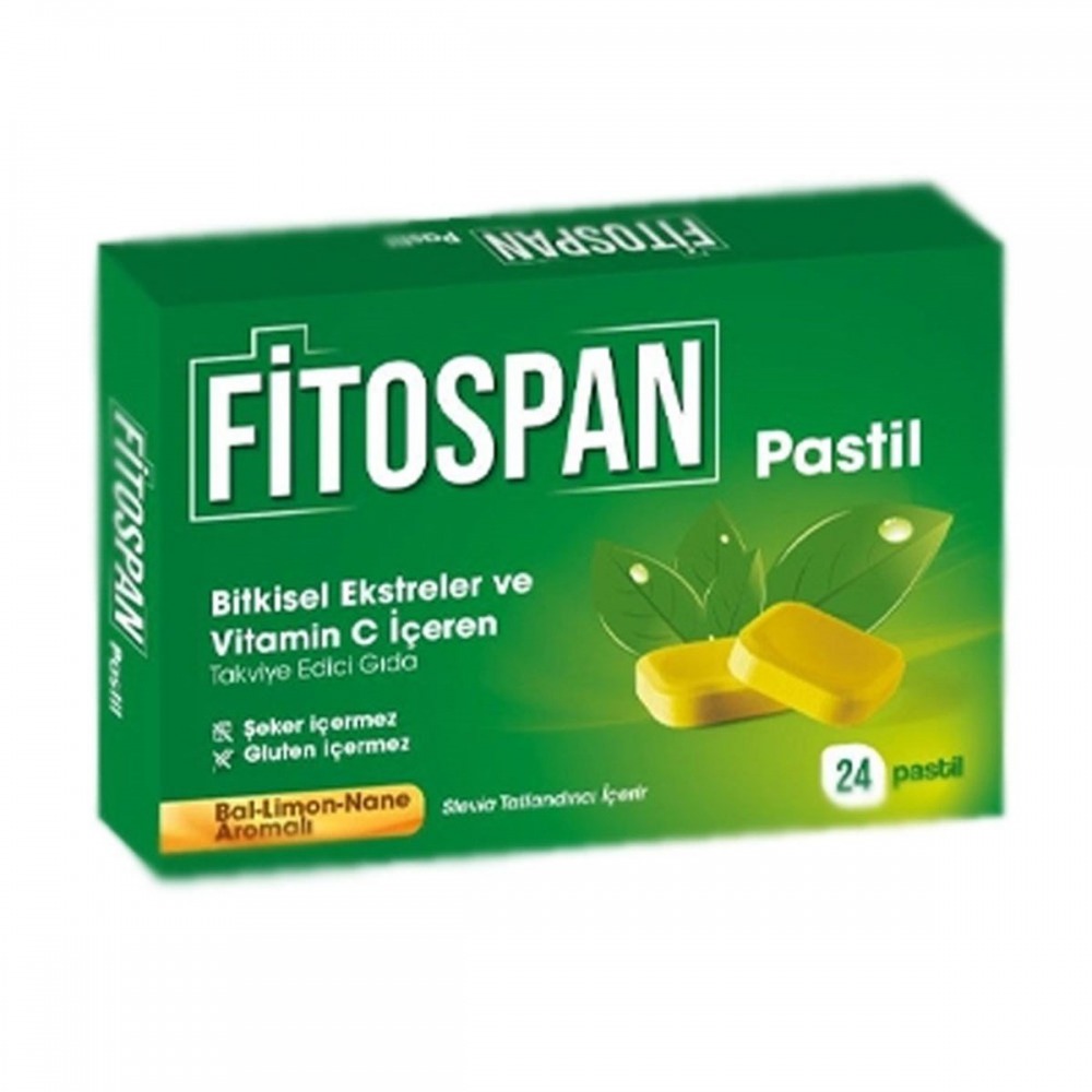 Fitospan Bal Limon Nane Aromalı 24 Pastil